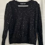 Karl Lagerfeld  Black Sweatshirt with White Accents Photo 0