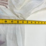 Johnny Was NWOT  100% Ramie Embroidered Floral Button-Down Tunic Shirt Blouse S Photo 15