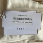 Reformation NWT Jeany White Silk Maxi backless dress size XL Fior de Latte cream Photo 7