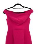 Black Halo  Claire Mini Dress Off‎ the Shoulder Fuchsia Pink Size 0 Photo 1