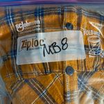 st. john's bay Orange Plaid‎ Button-Up Shirt John's Bay women's size S Photo 5