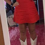 Impeccable Pig Red Strapless  Dress Photo 0