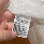 Divided H&M  Size Small White Sheer Bohemian Style Top New With Tags Photo 4