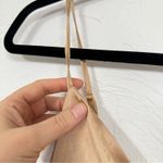 Hello Molly  Gold Faux Wrap Slip Dress Midi Formal Womens 4 Bridesmaid Draped Photo 4