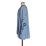 ZARA  Stripe Embroidered tunic dress Photo 2