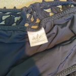 Ale By Alessandra  Free Spirit Crochet-Trim Bikini Bottom in Black Photo 3