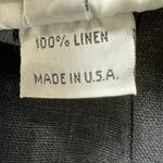 Bryn Walker Linen Skirt Womens Small Black Elastic Waist Made in USA Tulip Hem Photo 5