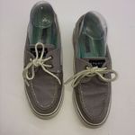 Sperry Top Siders Bahama with Gray Herringbone Cotton Canvas for Wormen Photo 1