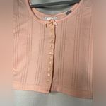 Anchor Blue  Pastel Pink Crop Top Medium Photo 3