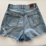 BDG Urban Outfitters Women’s A Line Jean Shorts Size 26 Light Blue Distressed Photo 1