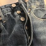 Good American  jeans Good Boy Double Slit BLUE404 wash size 0/25 NWT button fly Photo 8