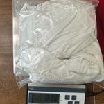 Free People  Sunbeam Mini Dress Ivory Embroidered Off Shoulder Bohemian‎ Small Photo 12