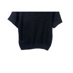 Eloquii  Knit Crop Top Short Sleeve Ribbed Hem and Cuffs Round Neck 14 16 Black Photo 7