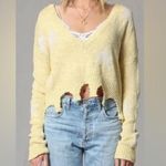 Blank Paige Yellow Star Pattern Sweater Photo 0