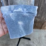 Guess Cropped Blue Tie Dye Hooded Pull Over Size S Photo 3