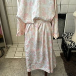 Christian Dior vintage rose floral robe size small Photo 9