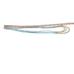 Loft  Light Blue Multi Cord Gold Tone Tube Beaded Statement Necklace Photo 9