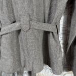 Saks 5th Avenue Saks Fifth Avenue Linen Blend Belted Jacket Size 14 Tailored Neutral Blazer Photo 8