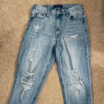 Aeropostale  High Rise Mom Jean With Rips Photo 5