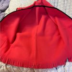 1970s Hippie Style Southwestern Motif Vest Coral Black Size M Photo 7