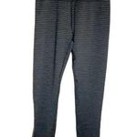 Beyond Yoga True To Stripe High Waisted Leggings Ankle Striped Black Gray Small Photo 0