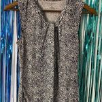 Talbots black and white blouse Photo 0