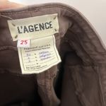 L'Agence Margot High Rise Skinny Jeans In Pine Bark Brown Cropped Womens Size 25 Photo 9