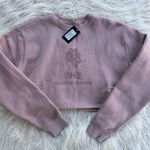 Darc Sport SHE Wolves Worldwide Crewneck Mauve Size Small Pink Photo 0