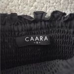 CAARA Calyso black Swiss Dot Smocked Dress Size S Photo 1