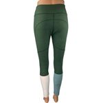 Outdoor Voices Women's Green Colorblock Yoga Workout Athletic Leggings Pants S Photo 2