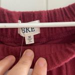 BKE  Buckle high waisted joggers NWT MEDIUM RED Photo 4