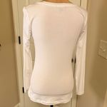 Valerie Bertinelli Off White Long Sleeve Top with Rhinestone Accents Photo 4