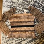 Self Portrait SELF-PORTRAIT Shirred Polka Dot Top size US 10 Photo 1