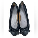 Coach  Concetta Round Toe Bow Black Ballet Flats Photo 1