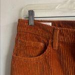 Levi's Levi’s Ribcage Wide Leg Orange Corduroy Pants Size 31 Photo 6