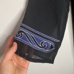 Bob Mackie wearable art scroll embroidered boho tunic size M Photo 7