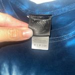 Santa Cruz Women's Raw Hem Tie Dye Graphic Tee Shirt Top Small Blue Photo 4