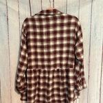 American Eagle NWT Oversized Flannel Babydoll Shirt Photo 10