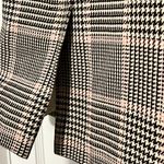 Ann Taylor 100% wool skirt plaid gingham brown pink preppy academia 4 petite Photo 3