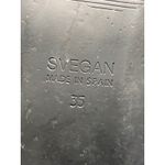 SVEGAN by Alohas Janice Beige Platform Square Toe Slip On Slides Sandals Size 35 Tan Photo 6