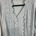 Wild Rose Vintage 90s  Blue Lace‎ Button Tea Cottage Core Prairie Dress 10 NWT Photo 5