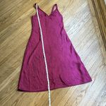 ASTARS magenta satin slip midi dress XS Pink Photo 1