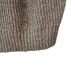 One Teaspoon  Knit Metallic Turtleneck Mini Dress Gold Small Photo 3