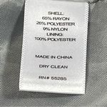 EXPRESS Double Breasted Silver Chiffon Trench Coat Size M Photo 10