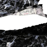 Free People  Virgo Moon‎ Velvet Slip Minidress Gray Black Leopard Size Medium Photo 11