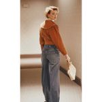 frame denim FRAME Cropped Pebbled Leather Belted Jacket Photo 11