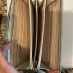 Kate Spade  Beige/Purple Patent Leather ZIP Wallet Photo 3