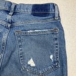 Abercrombie & Fitch A&F 90’s Straight Ultra High Rise 29 Short Criss Cross Medium‎ Distressed Wash Photo 7
