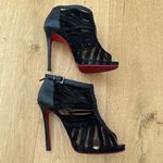 Christian Louboutin Stiletto Pumps Velvet Karina Size 39.5 Black Photo 1