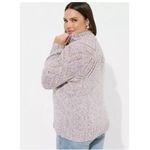 Torrid NWT  Purple Space dye Pullover Turtleneck Pointelle Sweater‎ Size 2X Photo 3